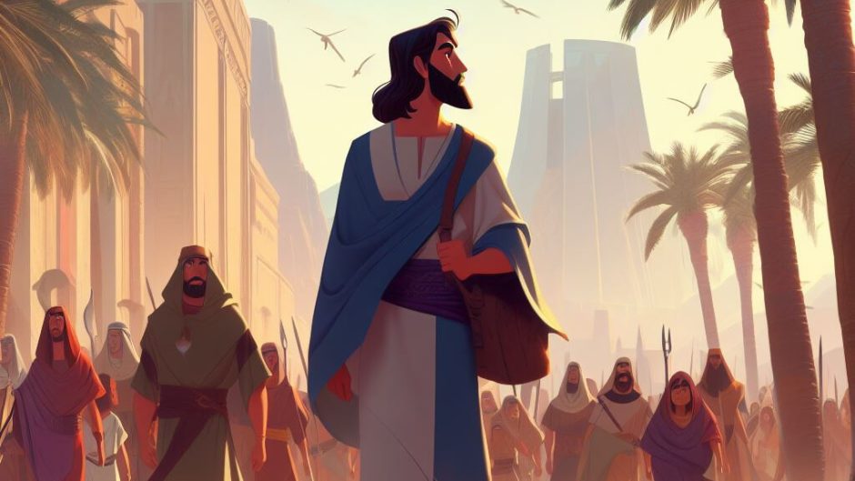 Lapidote caminhando pela rua