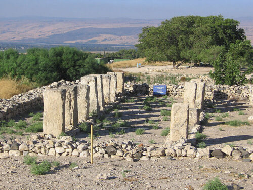 Casa dos Pilares, ruínas da cidade de Hazor