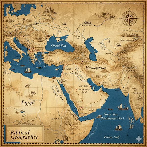 Ilustração da Geografia Bíblica