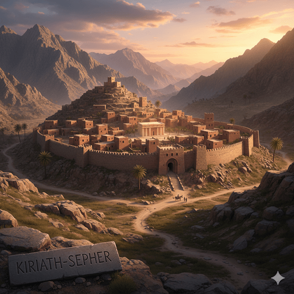 Ilustração da cidade de Quiriate-Sefer
