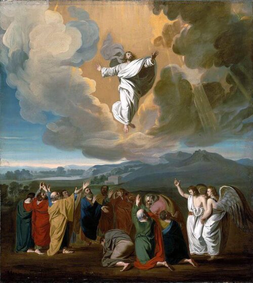 Ascensão de Jesus ao Paraíso. John Singleton Copley, 1775