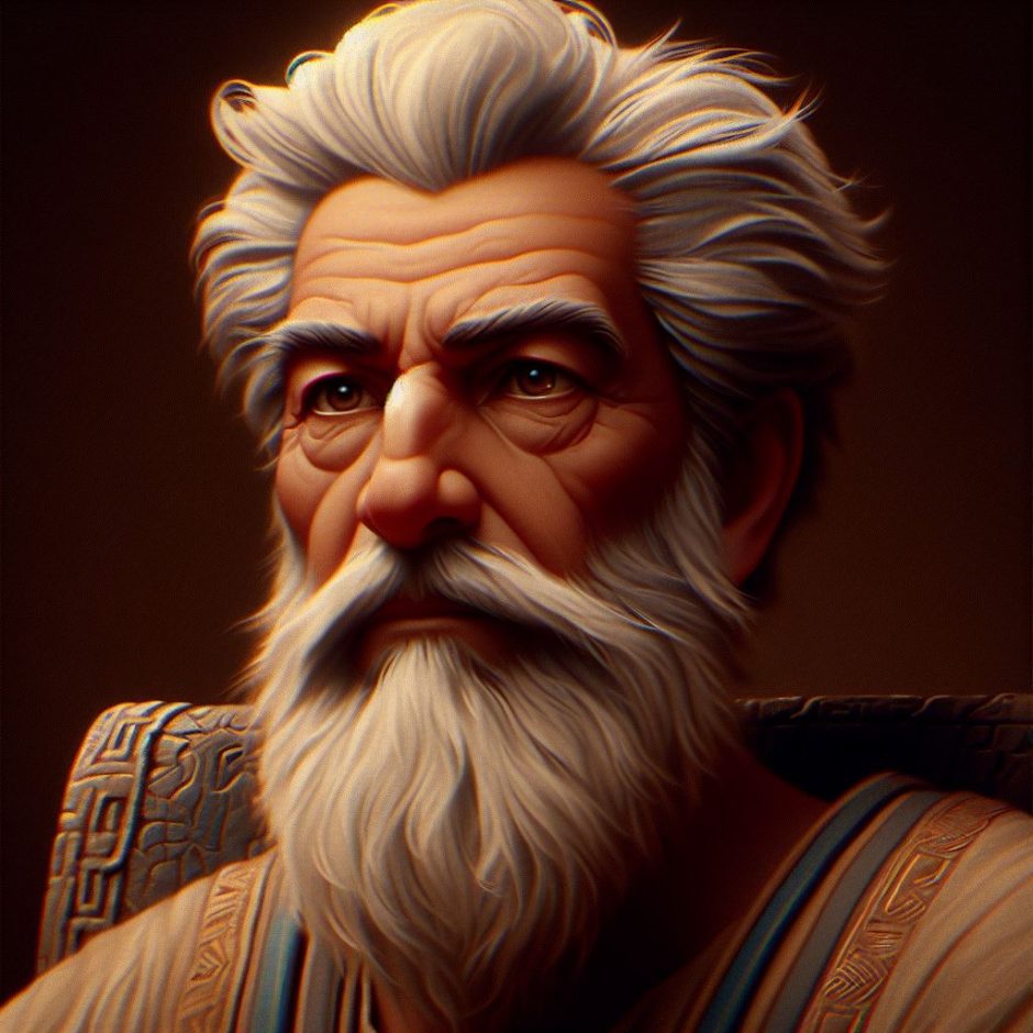 Ilustração de Anate, pai de Sangar