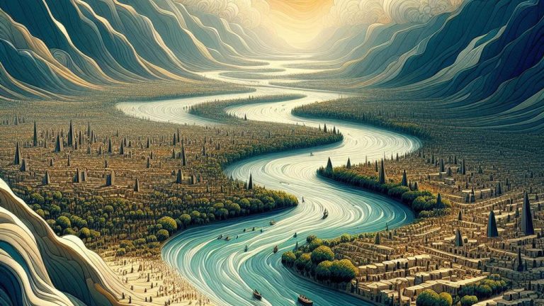 Ilustração do Rio Quisom