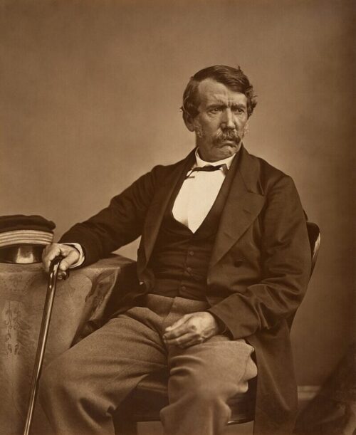 Retrato de David Livingstone no ano de 1864