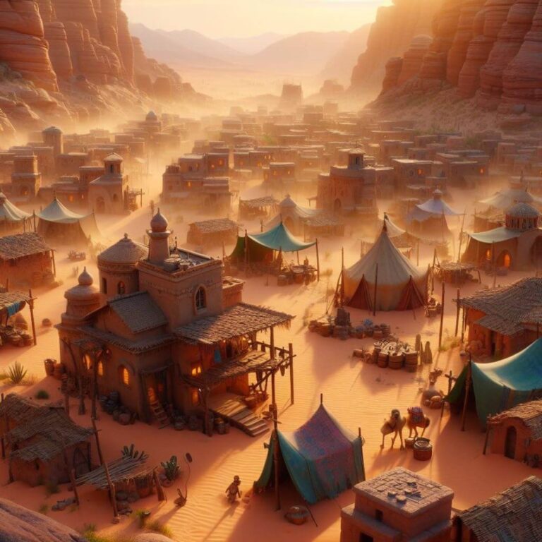 Ilustração da cidade de Bete-Bara