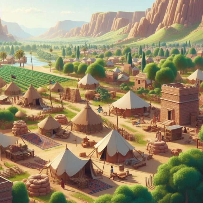 Ilustração da cidade de Bete-Sita