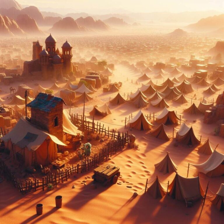 Ilustração da cidade de Carcor