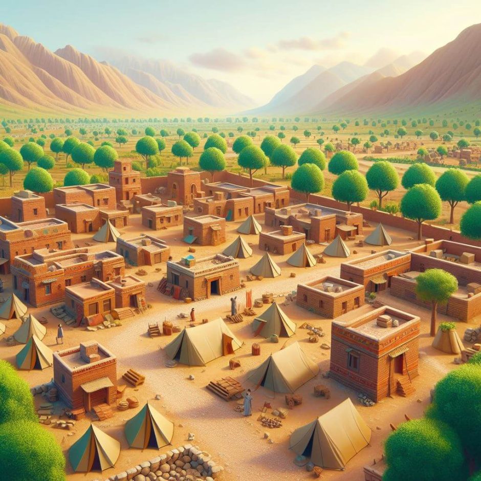 Ilustração da cidade de Zererá