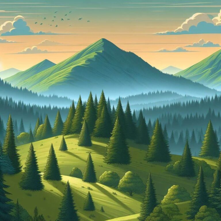 Ilustração do monte Gerizim