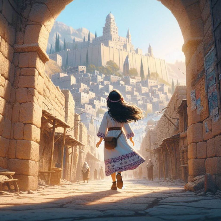 Ilustração da filha de Jefté