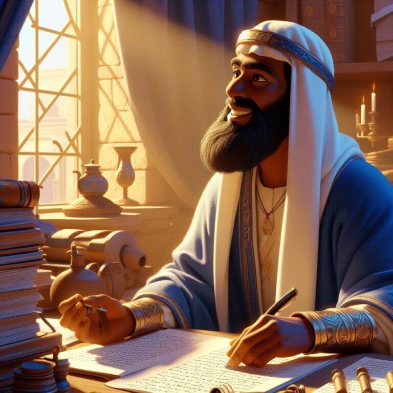 Ilustração de Elom, décimo juiz de Israel