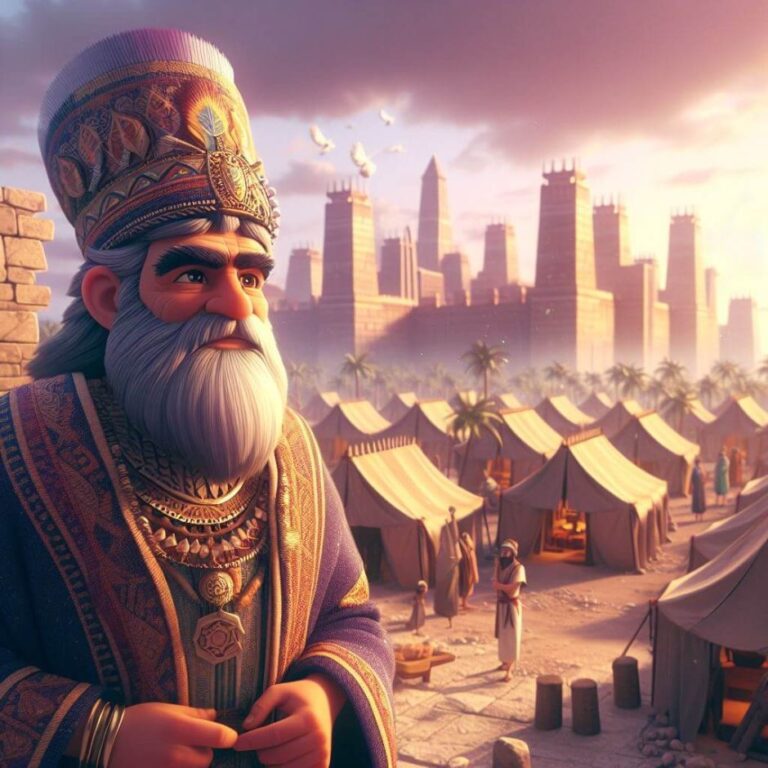 Ilustração de Ibsã, o nono juiz de Israel