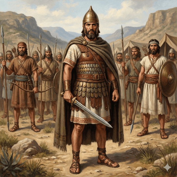 Ilustração do juiz Jefté