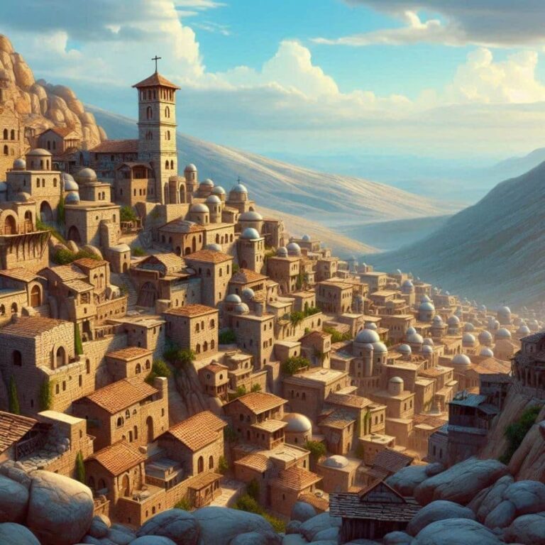 Ilustração da cidade de Aroer