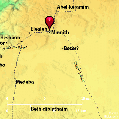 Mapa da cidade de Minite