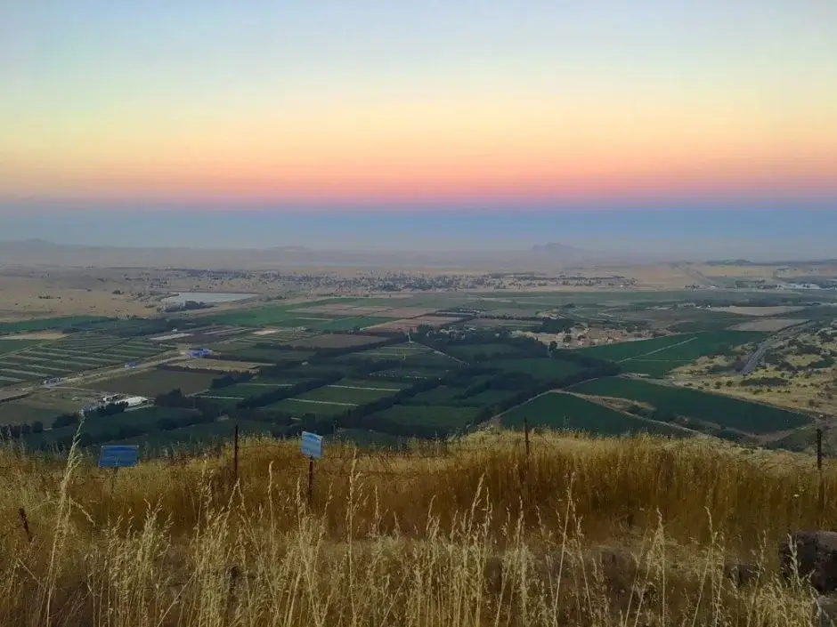 Vista da antiga região de Basã