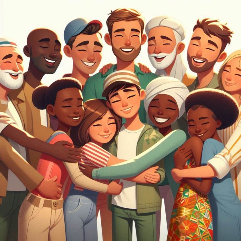 Ilustração igreja inclusiva