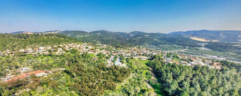 Foto panorâmica da atual cidade de Estaol