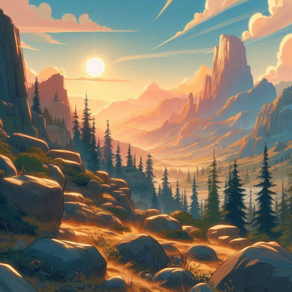 Ilustração da Rocha de Etã