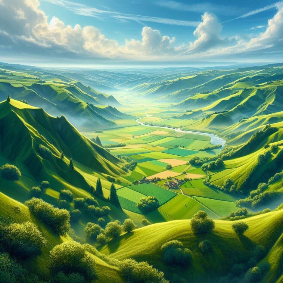 Ilustração do vale de Soreque