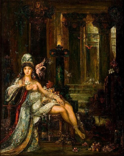 Pintura de Dalila por Gustave Moreau, 1896