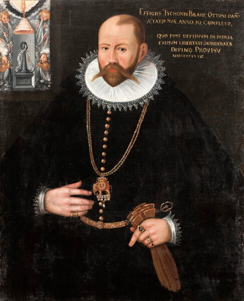 Retrato de Tycho Brahe, de 1596