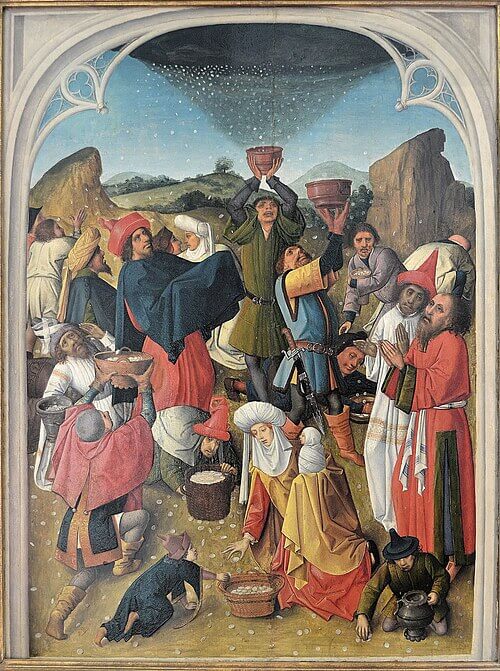 A coleta do maná, 1460 - 1470