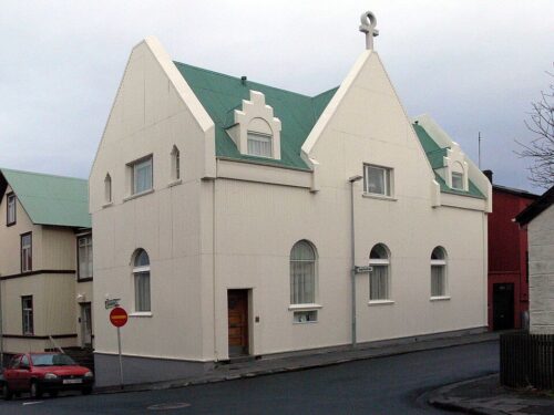 Edifício da Loja da Sociedade Teosófica em Reykjavík, Islândia