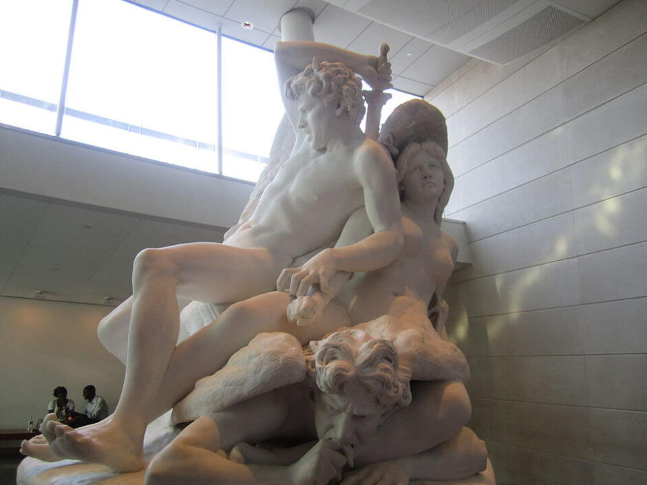 Os Anjos Caídos (1893), escultura por Salvatore Albano. Museu de Brooklyn, Nova York