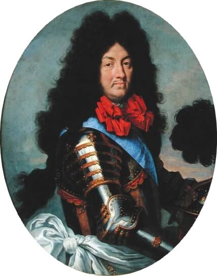 Retrato de Luís XIV, antigo rei da França