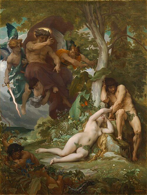 Expulsao de Adao e Eva Alexandre Cabanel Expulsão de Adão e Eva (Alexandre Cabanel)