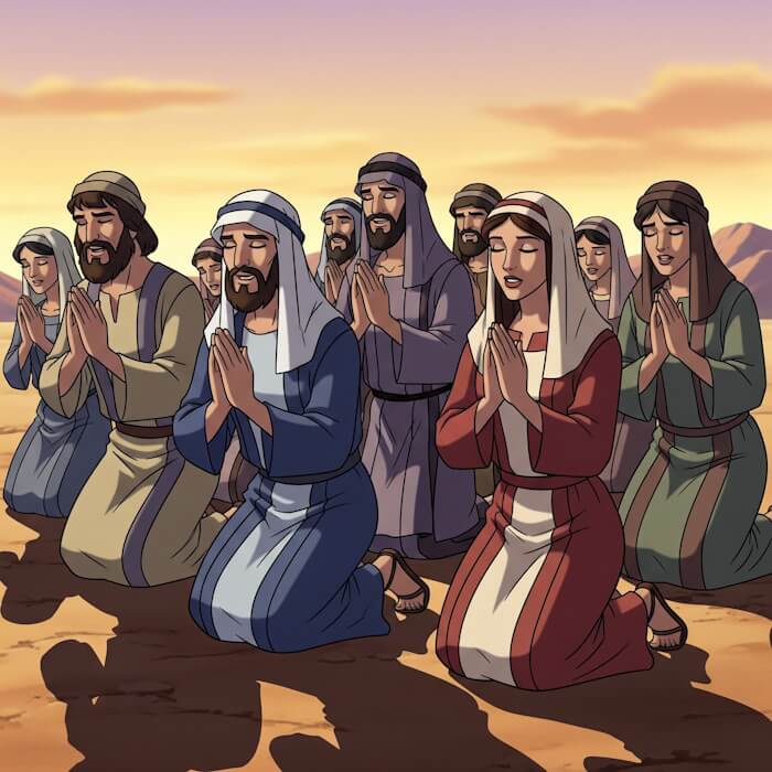 Israelitas clamando a Deus