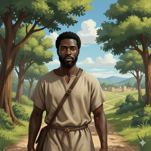Ilustração de Jafé, filho de Noé