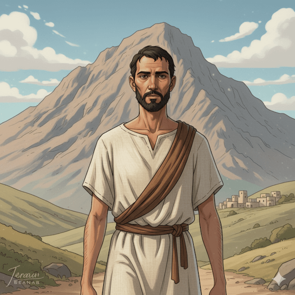 Ilustração de Lameque pai de Noé