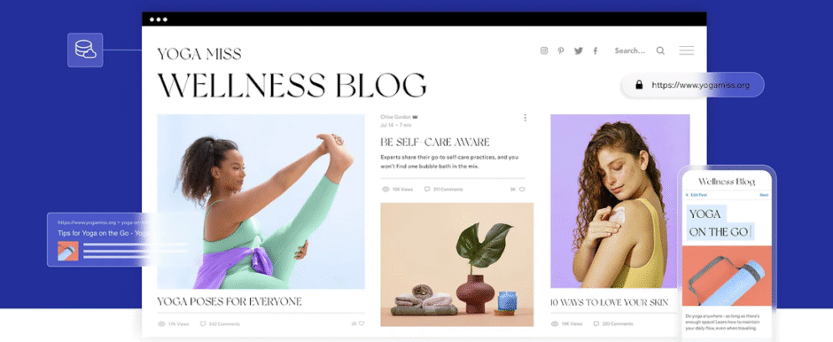 Imagem demonstrando o Wix