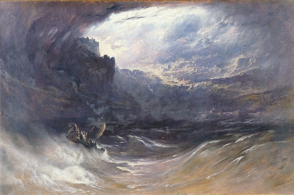 O Dilúvio, por John Martin, 1834