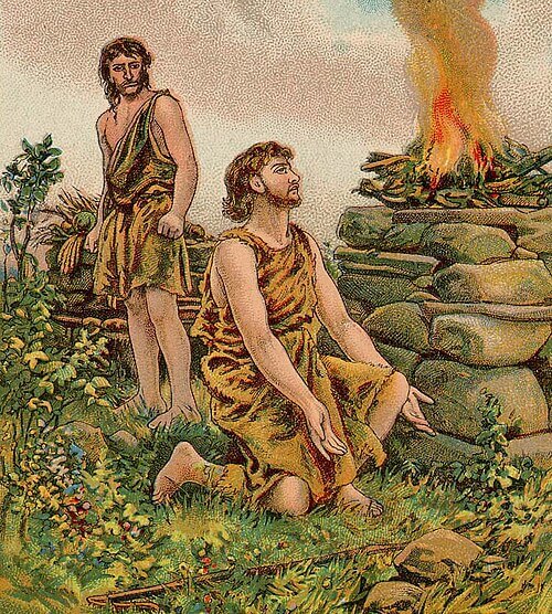 Sacrifício de Abel e Caim