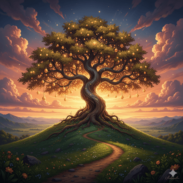 Ilustração da Árvore da Vida