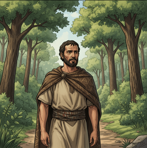 Ilustração de Tirás, filho de Jafé