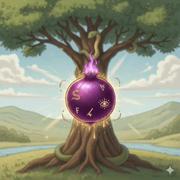 Ilustração do Fruto Proibido