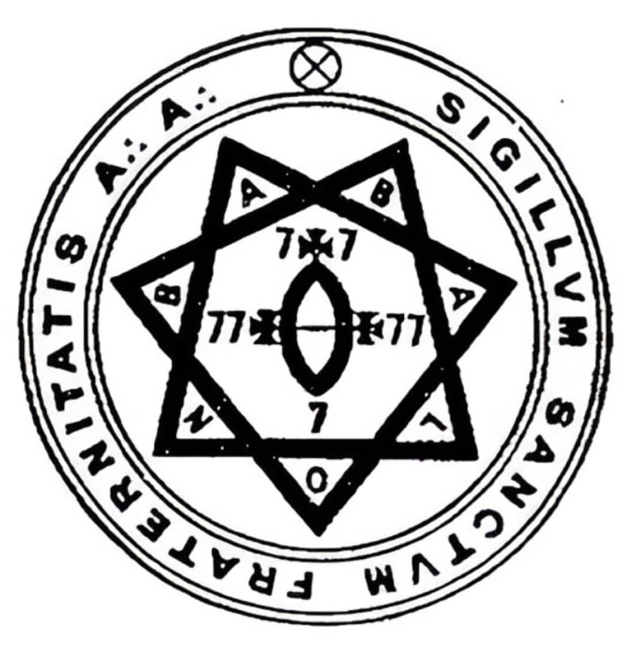 Selo da Astrum Argentum (A.A) da Ecclesia Gnostica