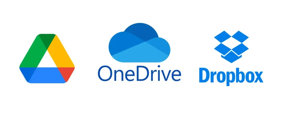 Google Drive, Dropbox e OneDrive