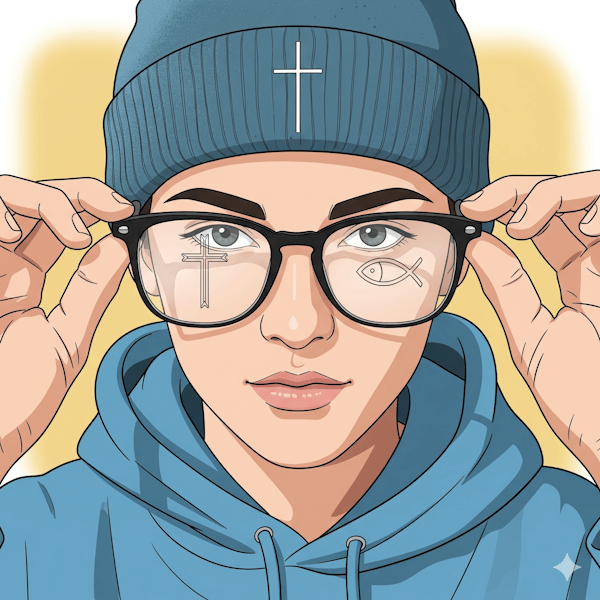 Ilustração representando a Cosmovisão Cristã (O que é a Cosmovisão Cristã)