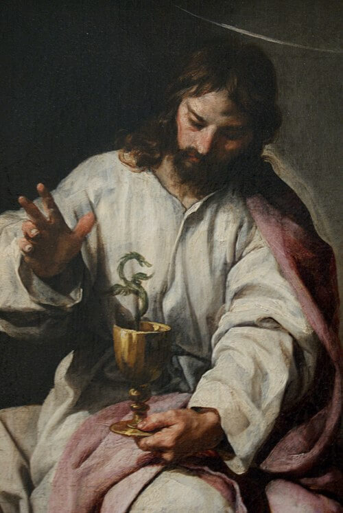 João e a Taça Envenenada por Alonzo Cano, Espanha (1635–1637)