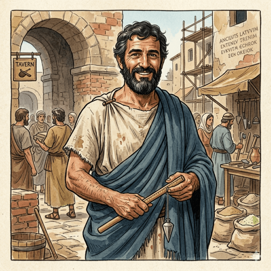 Ilustração representando Hermas