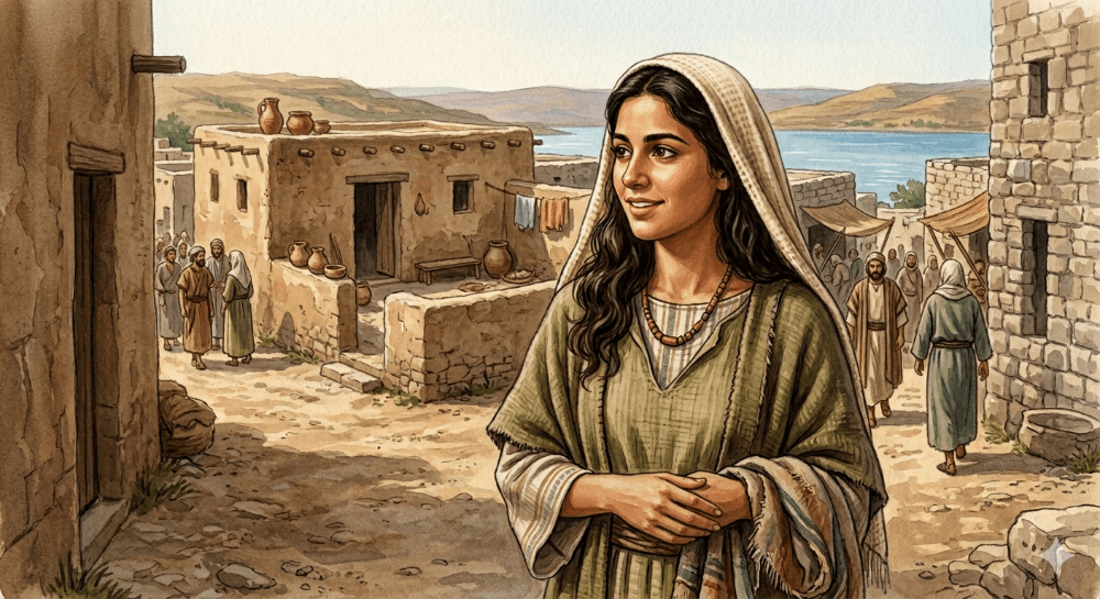 Ilustração da filha de Jairo