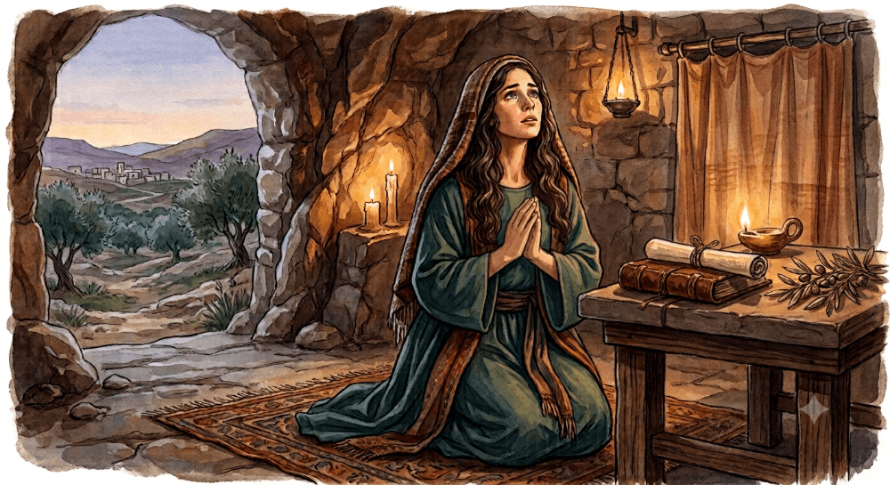 Ilustração de Maria Madalena