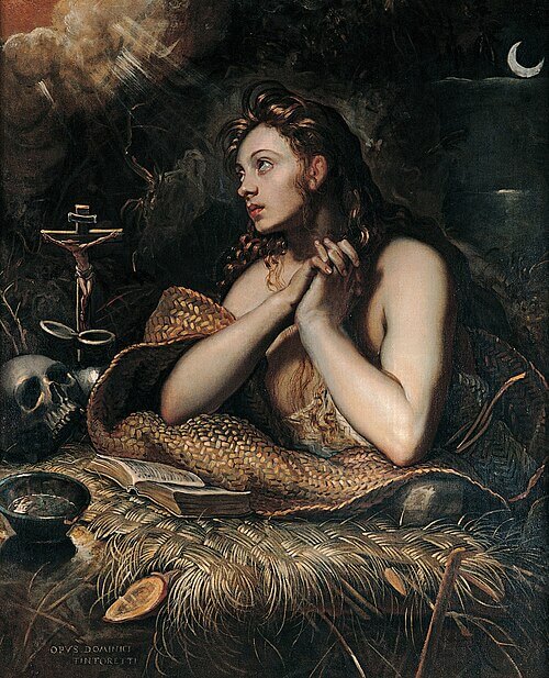 Madalena penitente de Tintoretto (1598-1602)